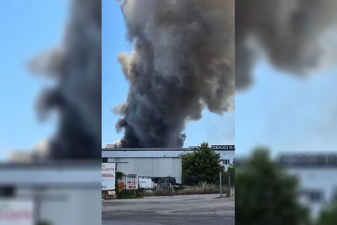 İstanbul'daki fabrika yangını kısmen kontrol altına alındı