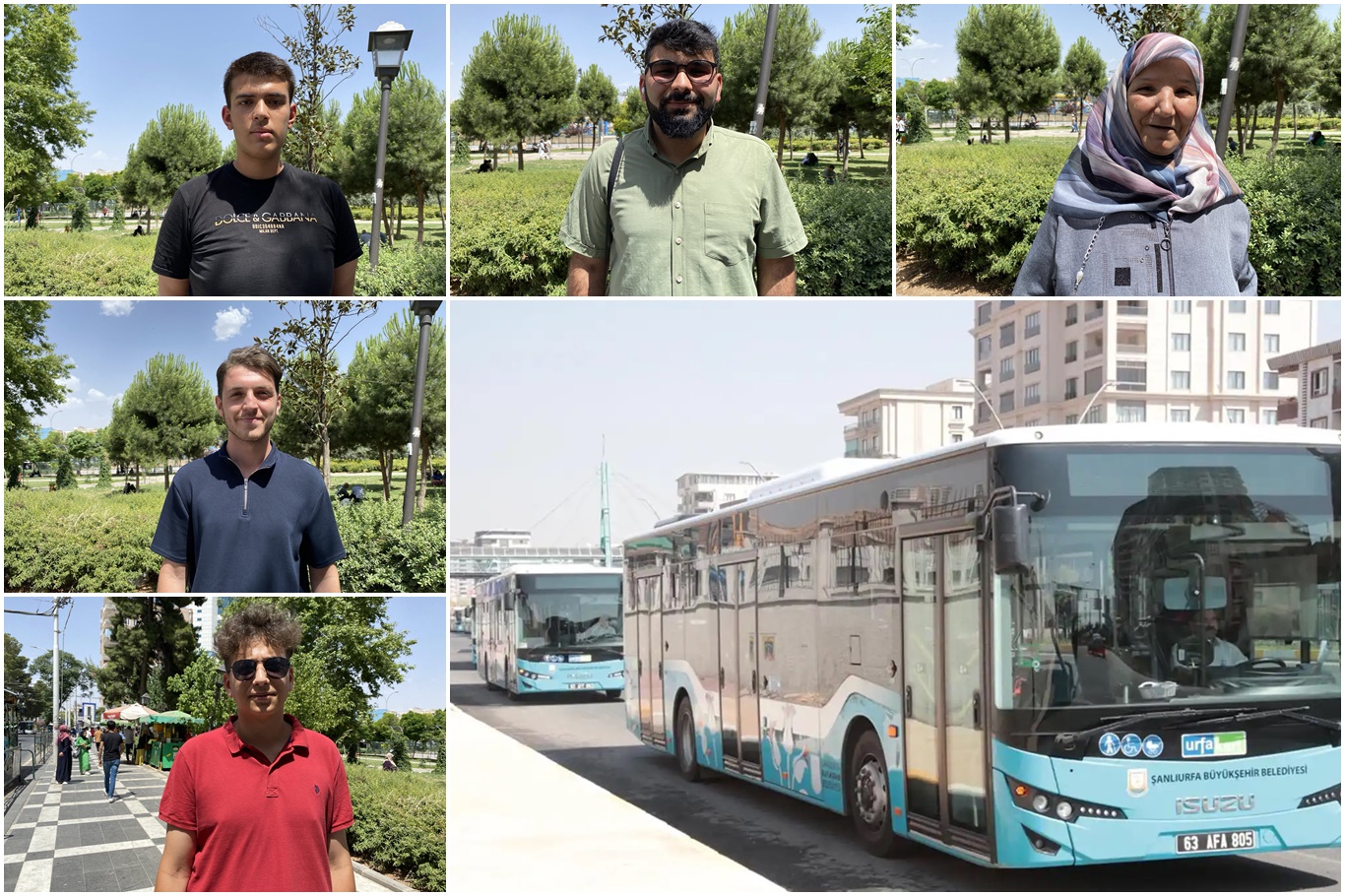 Şanlıurfa halkı toplu taşıma araçlarından ve duraklardan şikayetçi