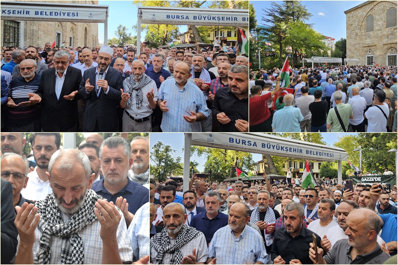 Bursa’da şehit Heniyye suikastı protesto edildi