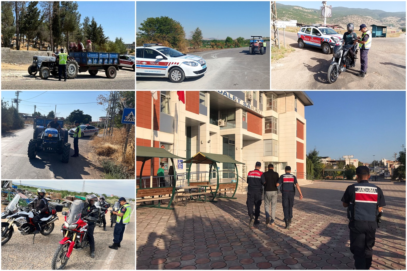 Gaziantep’te 17 motosiklet ve 1 kamyonet trafikten men edildi