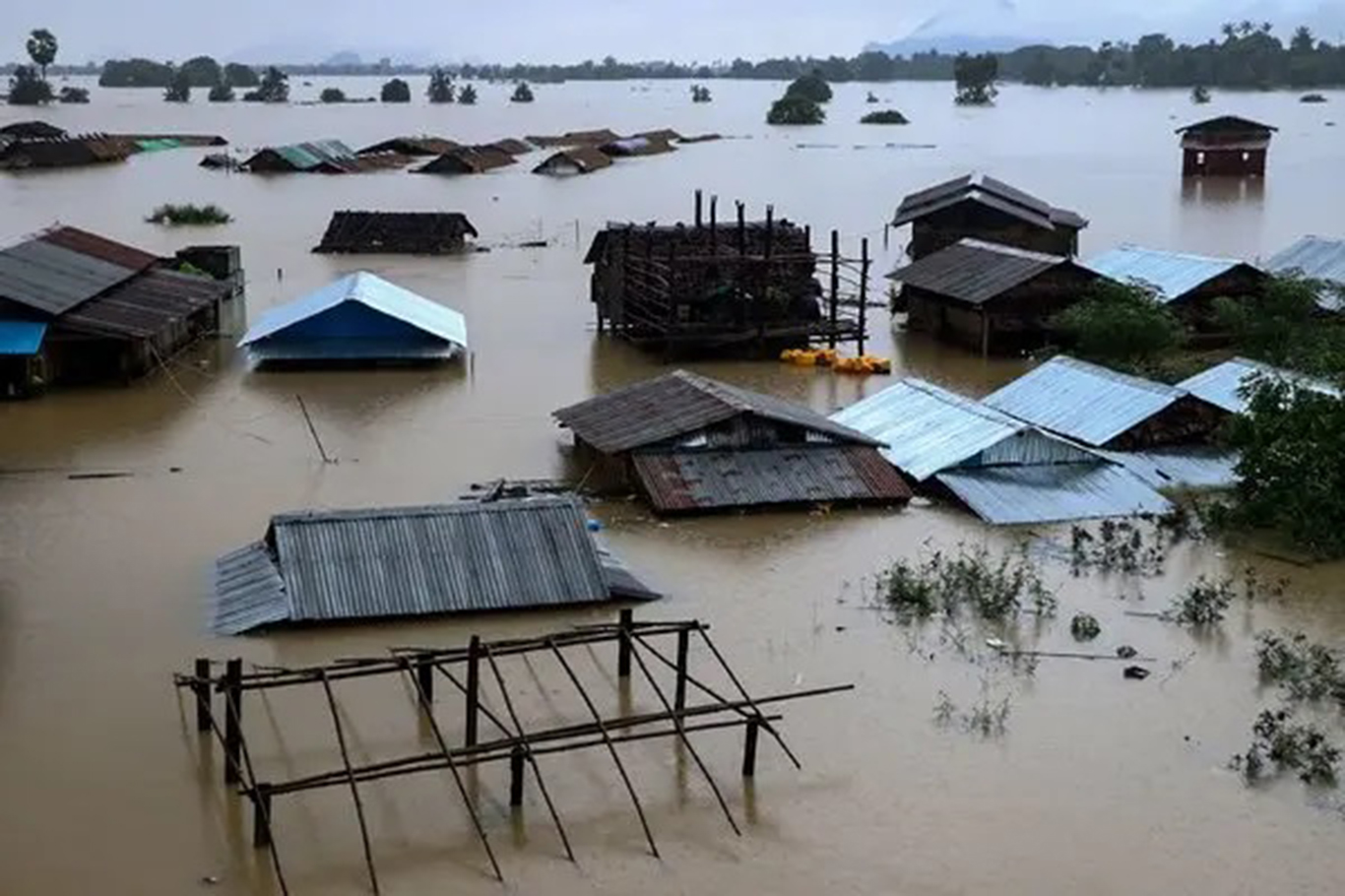 Myanmar’da sel felaketi