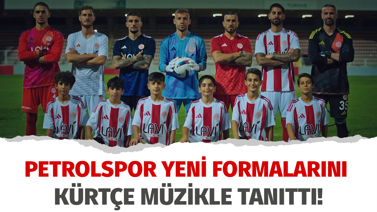 Batman Petrolspor yeni formalarını kürtçe müzikle tanıttı