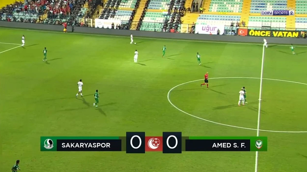 Sakaryaspor ve Amedspor Arasında Gol Sesi Çıkmadı