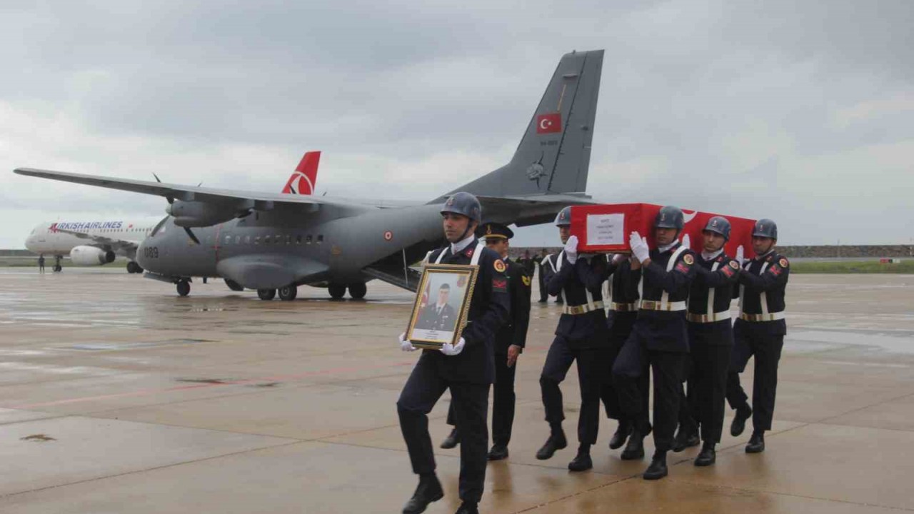 Diyarbakır şehidinin cenazesi memleketi Ordu’ya getirildi