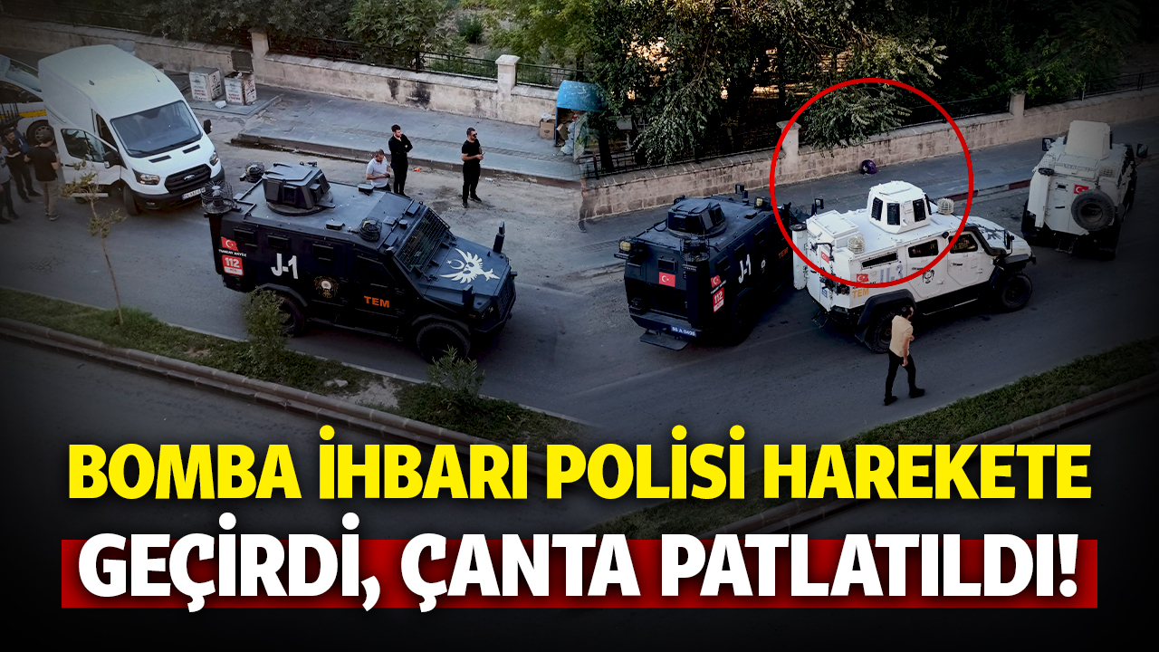 Bomba ihbarı polisi harekete geçirdi!