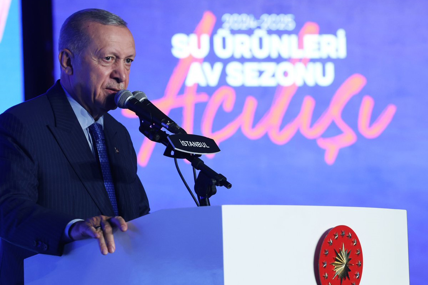 Cumhurbaşkanı Erdoğan: Sürdürülebilir balıkçılık için denizlerimizi korumamız gerekiyor