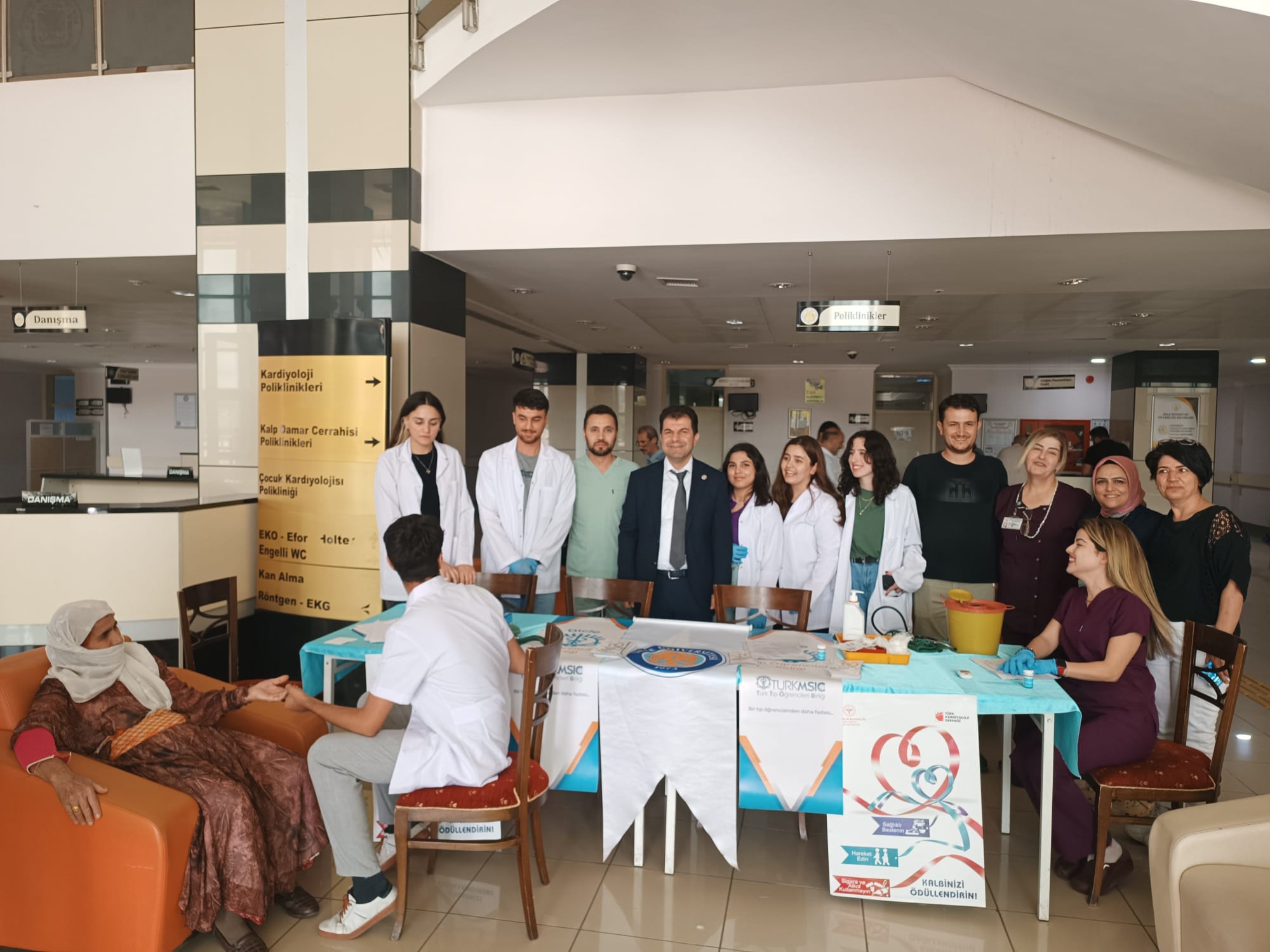 Dicle Üniversitesi, Kalp sağlığı için bilgilendirme standı açtı