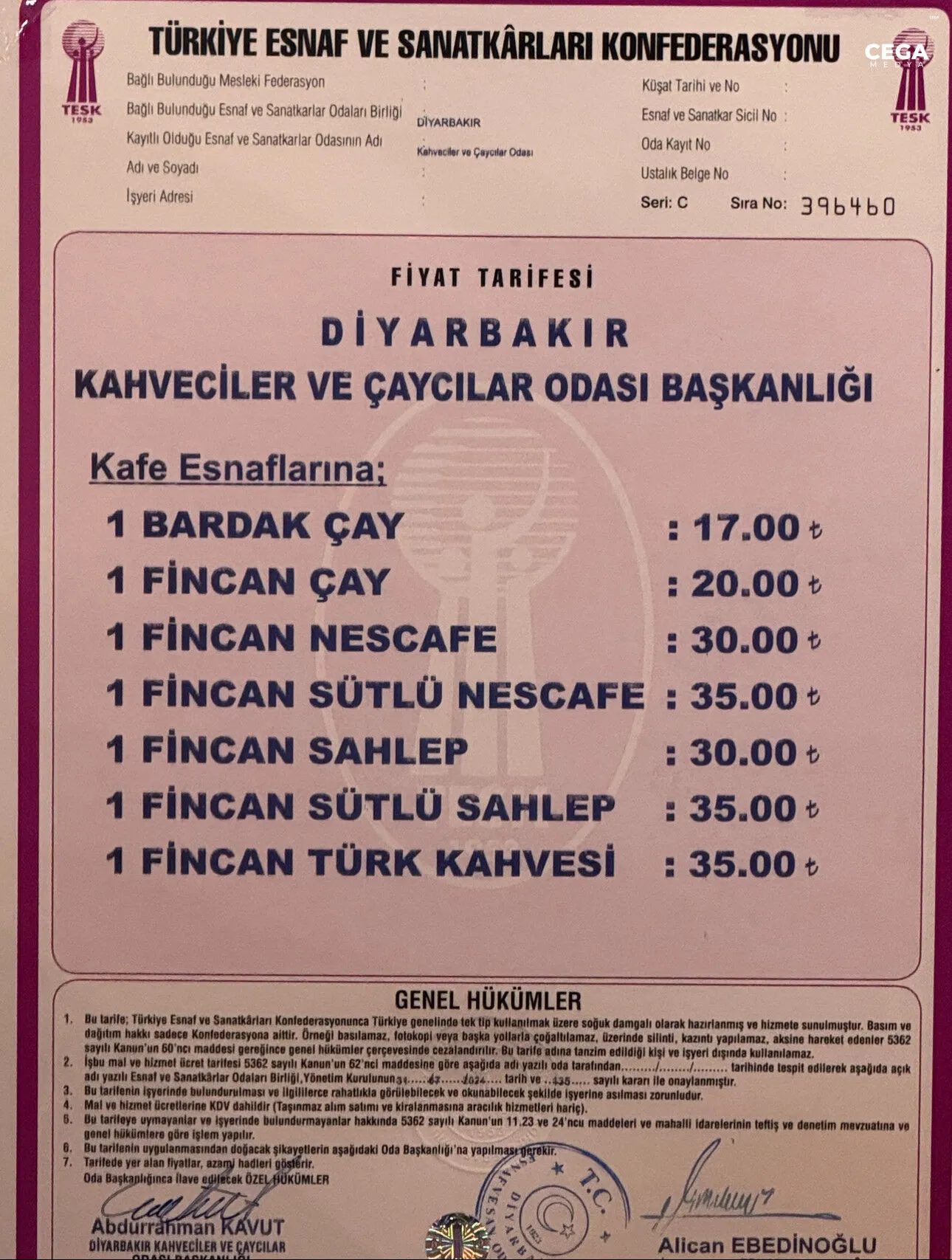 Diyarbakır’da Çaya Zam İşte Yeni Fiyat!