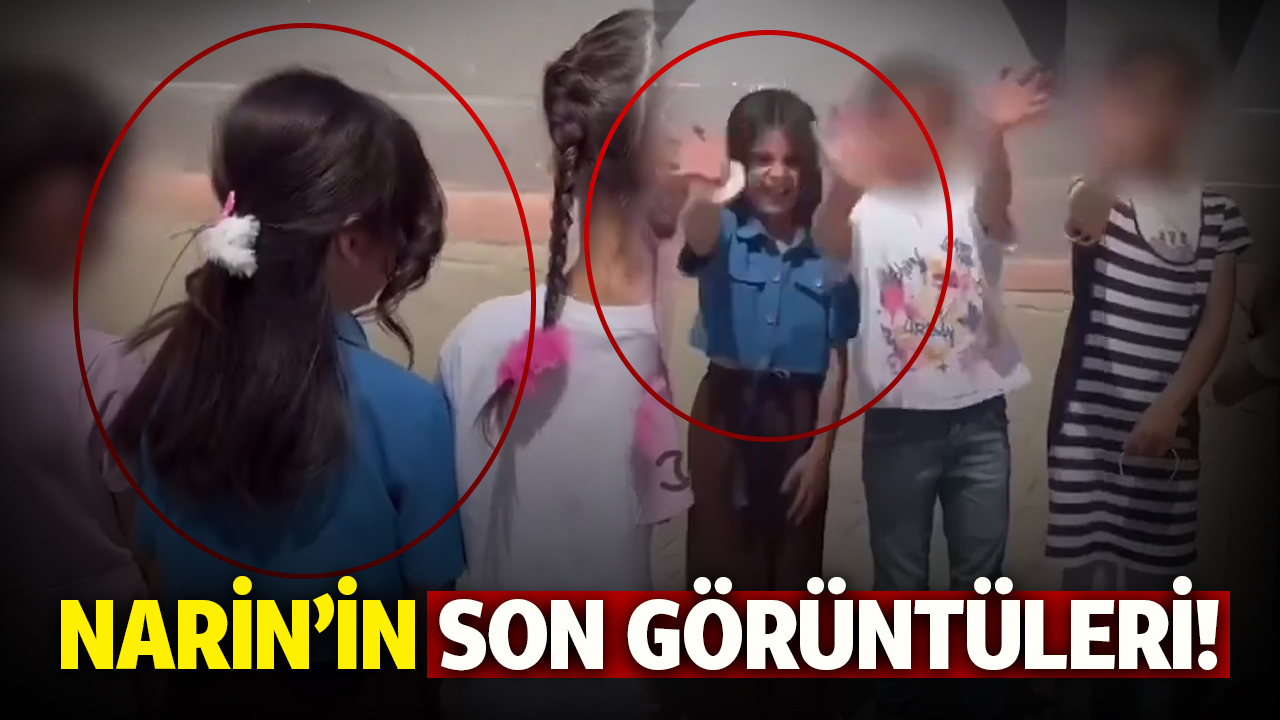 Küçük Narinin son görüntüleri yürek burktu