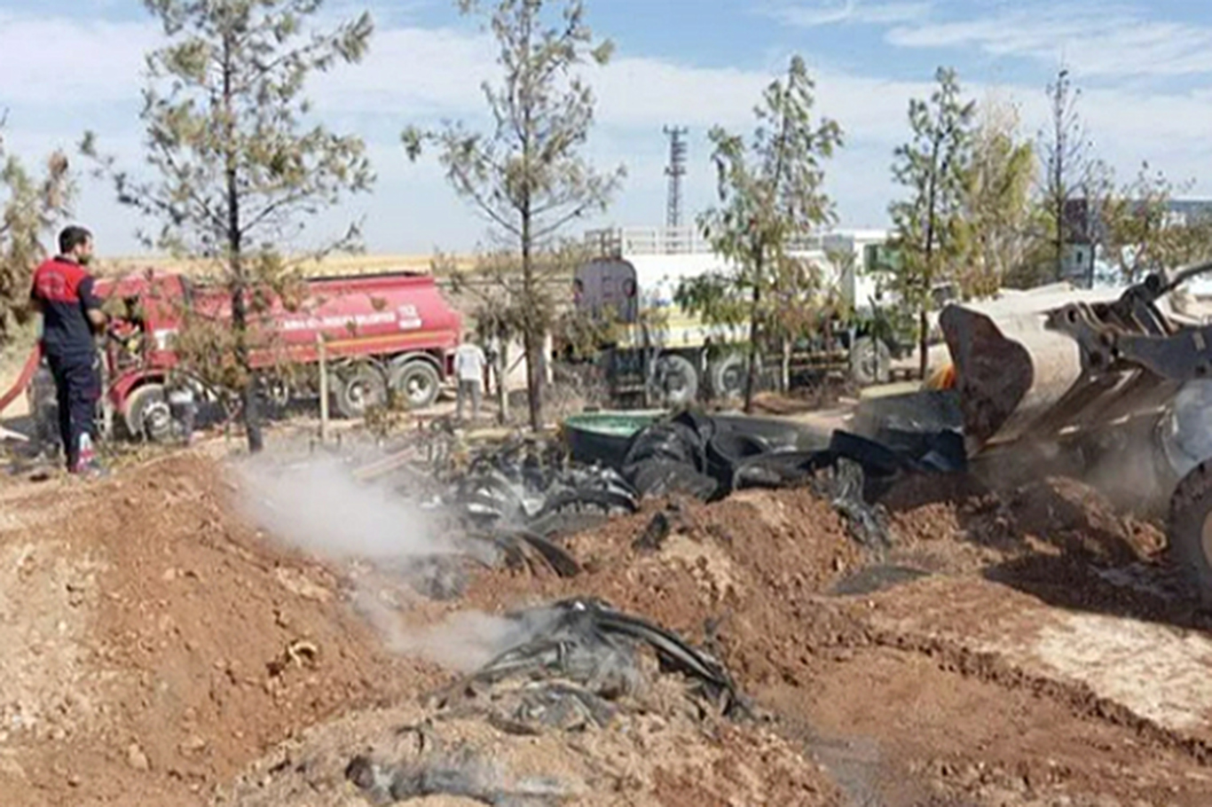 Şanlıurfa'da fabrikada yangını çıktı