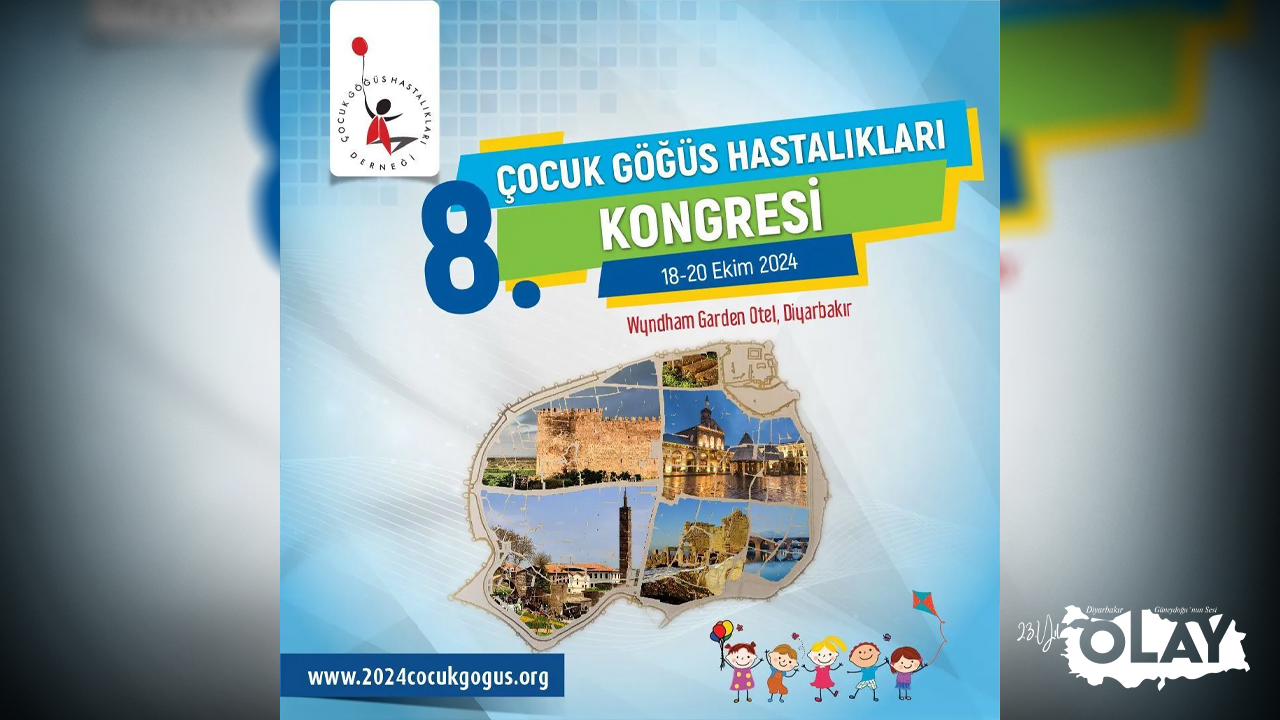 8. Göğüs Hastalıkları Kongresi Yarın Diyarbakır'da Başlıyor