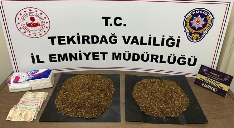 Çatıda uyuşturucu çıktı