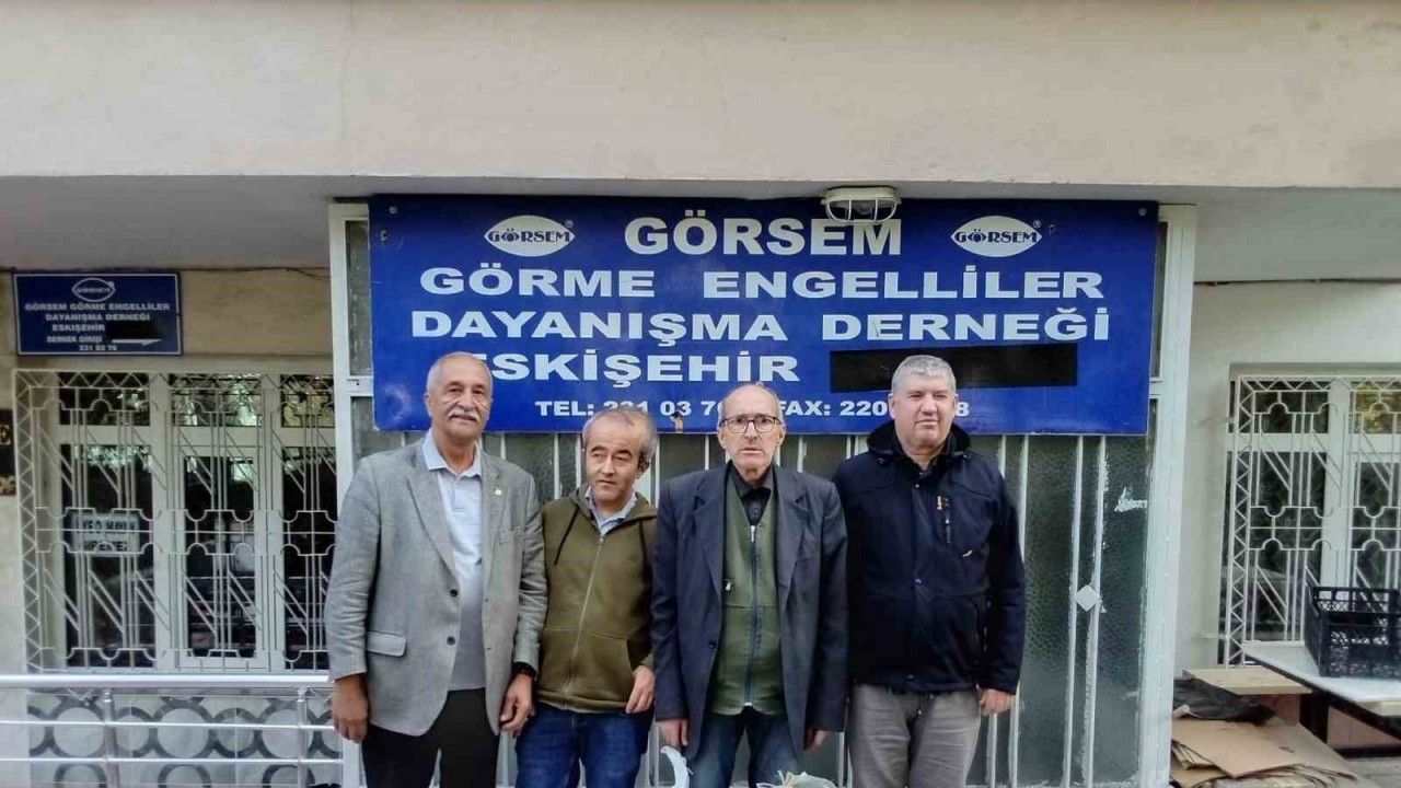 Köy Kültür Evi’nden görme engelliler için kapak bağışı