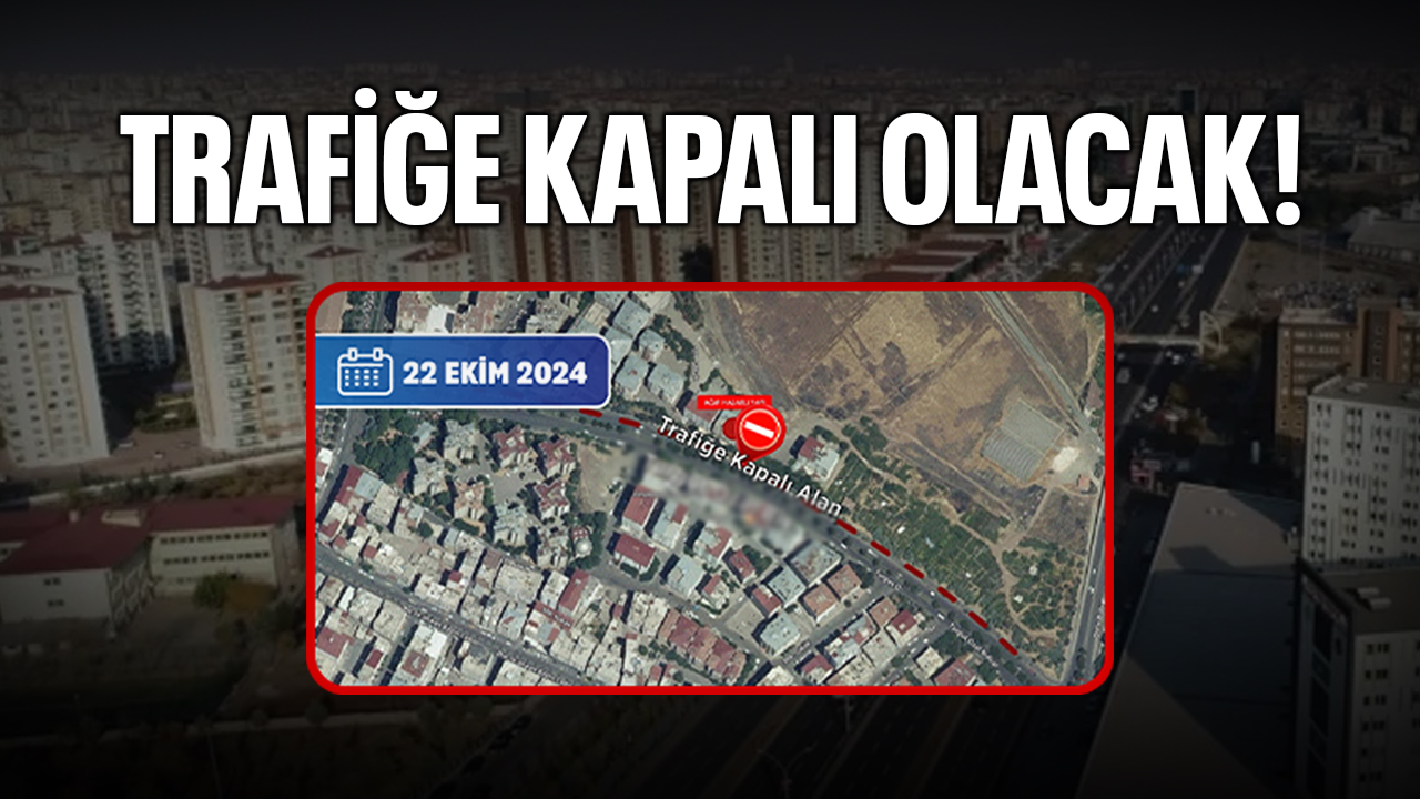 Diyarbakır'da bu işlek cadde bugün trafiğe kapalı olacak!