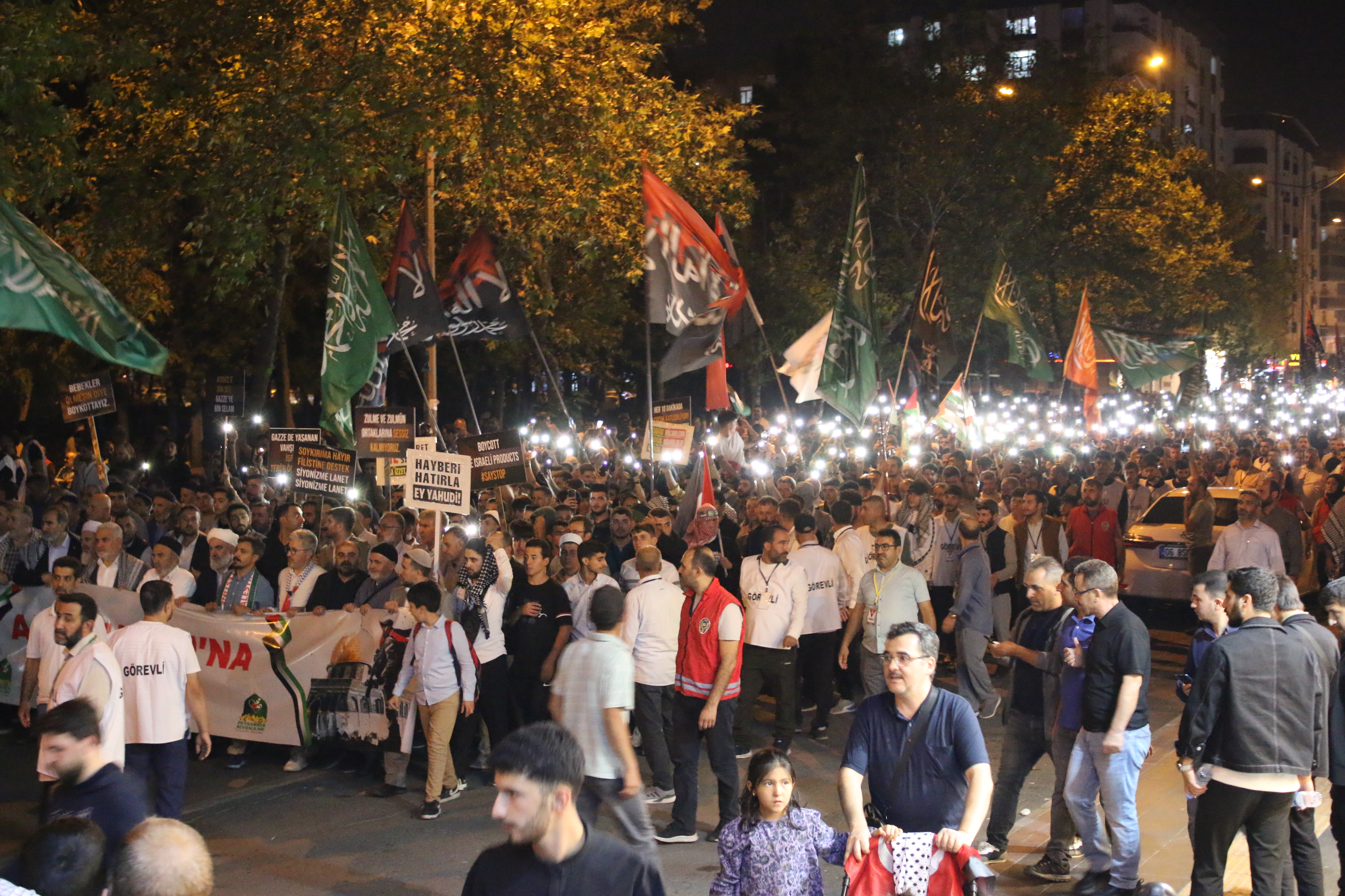 Diyarbakır’da Filistin'e Destek Yürüyüşü Düzenlendi (7)