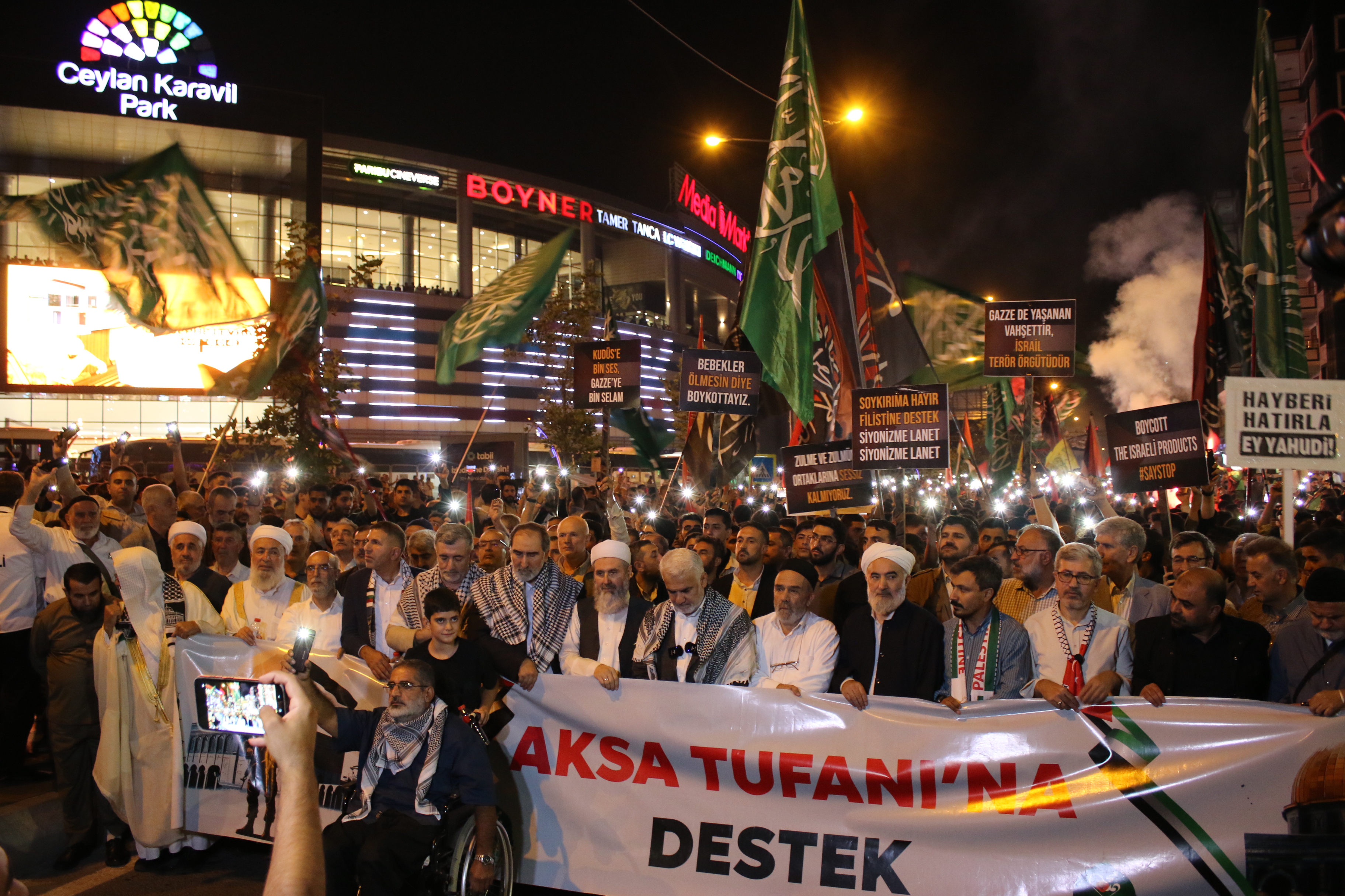 Diyarbakır’da Filistin'e Destek Yürüyüşü Düzenlendi (8)