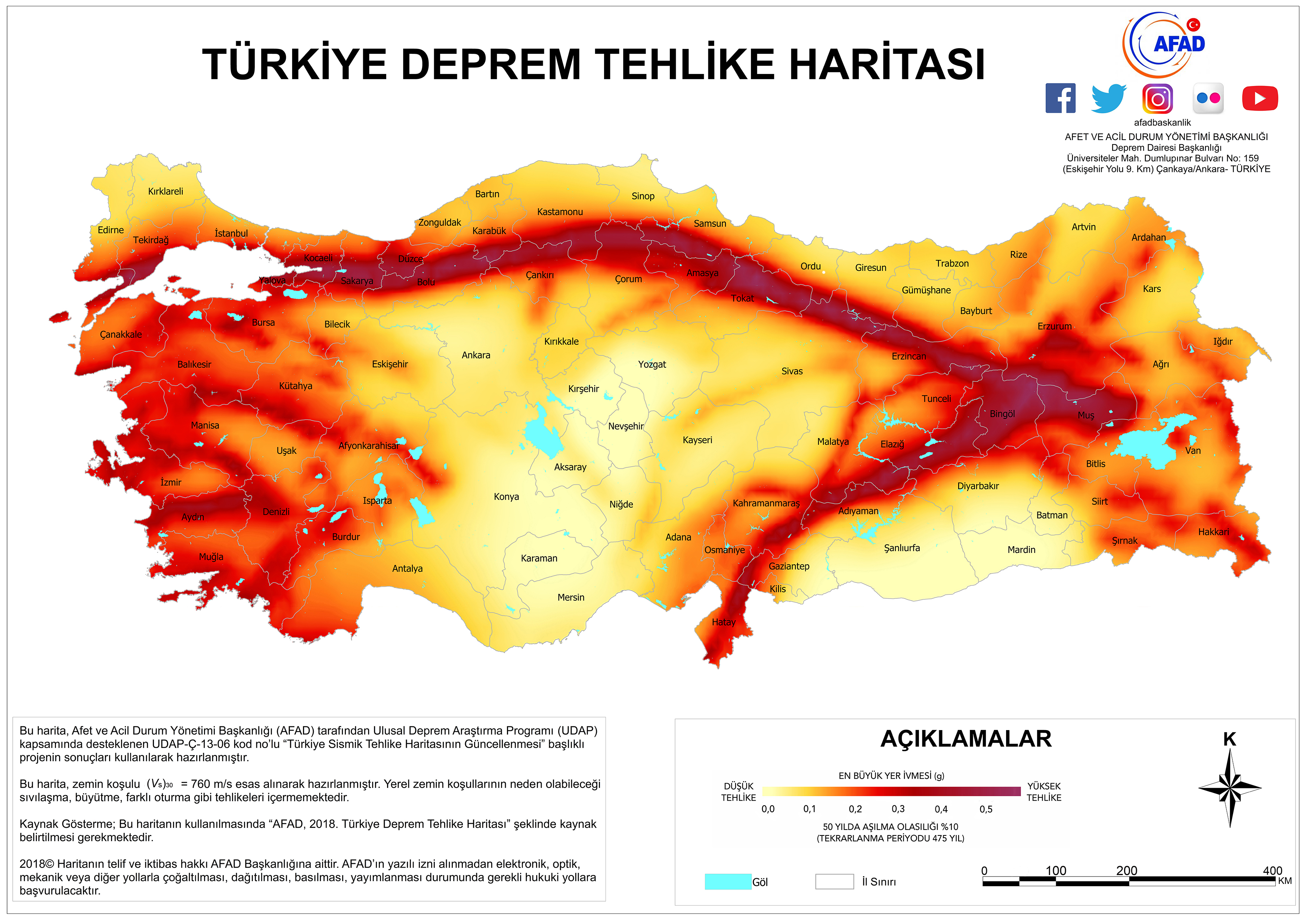 Diyarbakır'ın Deprem Haritası Ve Fay Hatları! (2)