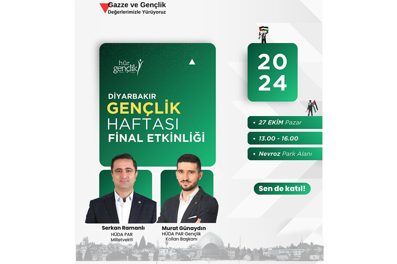 Gençlik haftası etkinliğinin finali Diyarbakır'da yapılacak