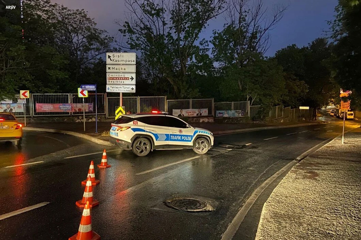 İstanbul'da bazı yollar trafiğe kapatıldı