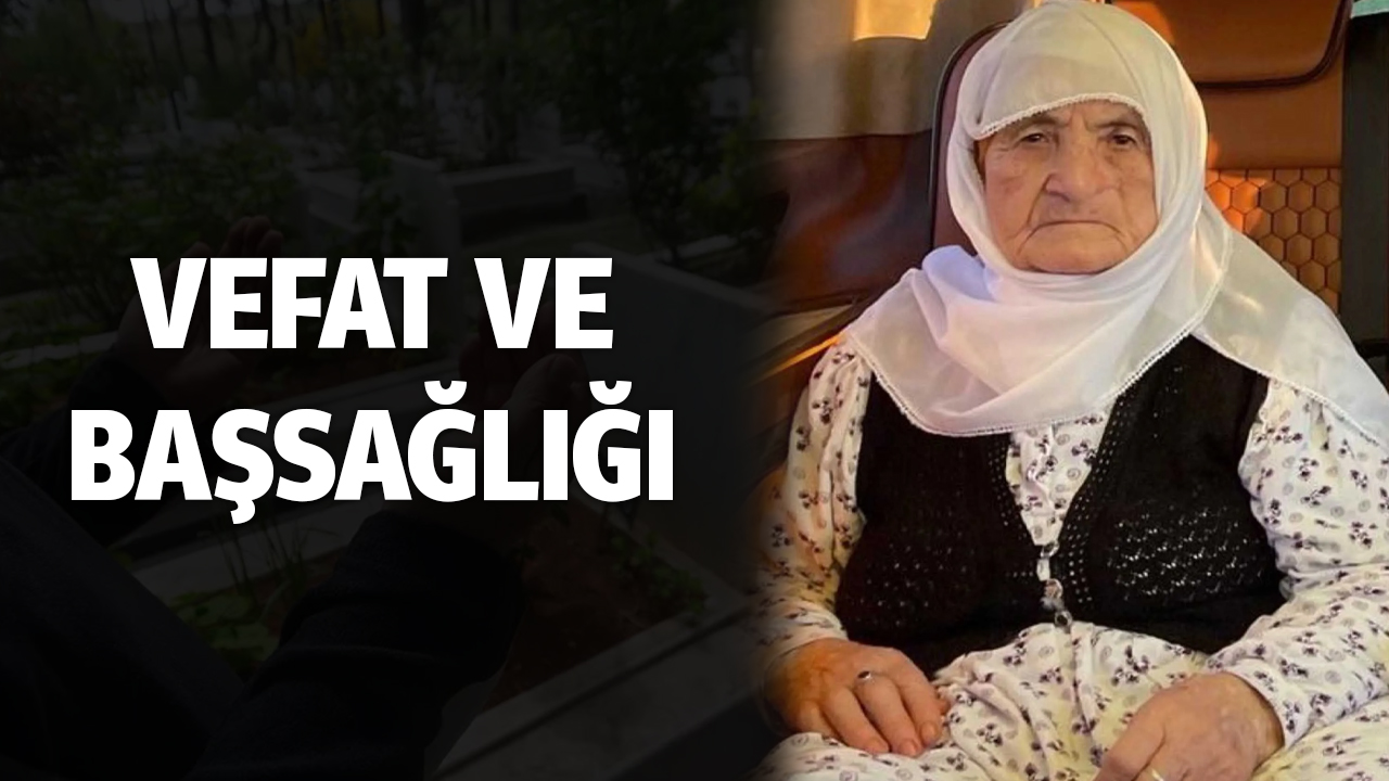 Diyarbakır Bismil Sanayi Mahallesinde Hacı Bedriye Karagöz vefat etmiştir