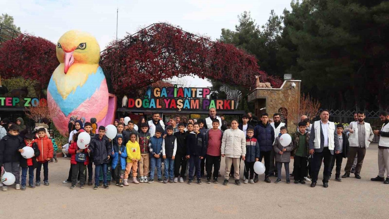 Yetim çocuklar Doğal Yaşam Parkı’nı gezdi