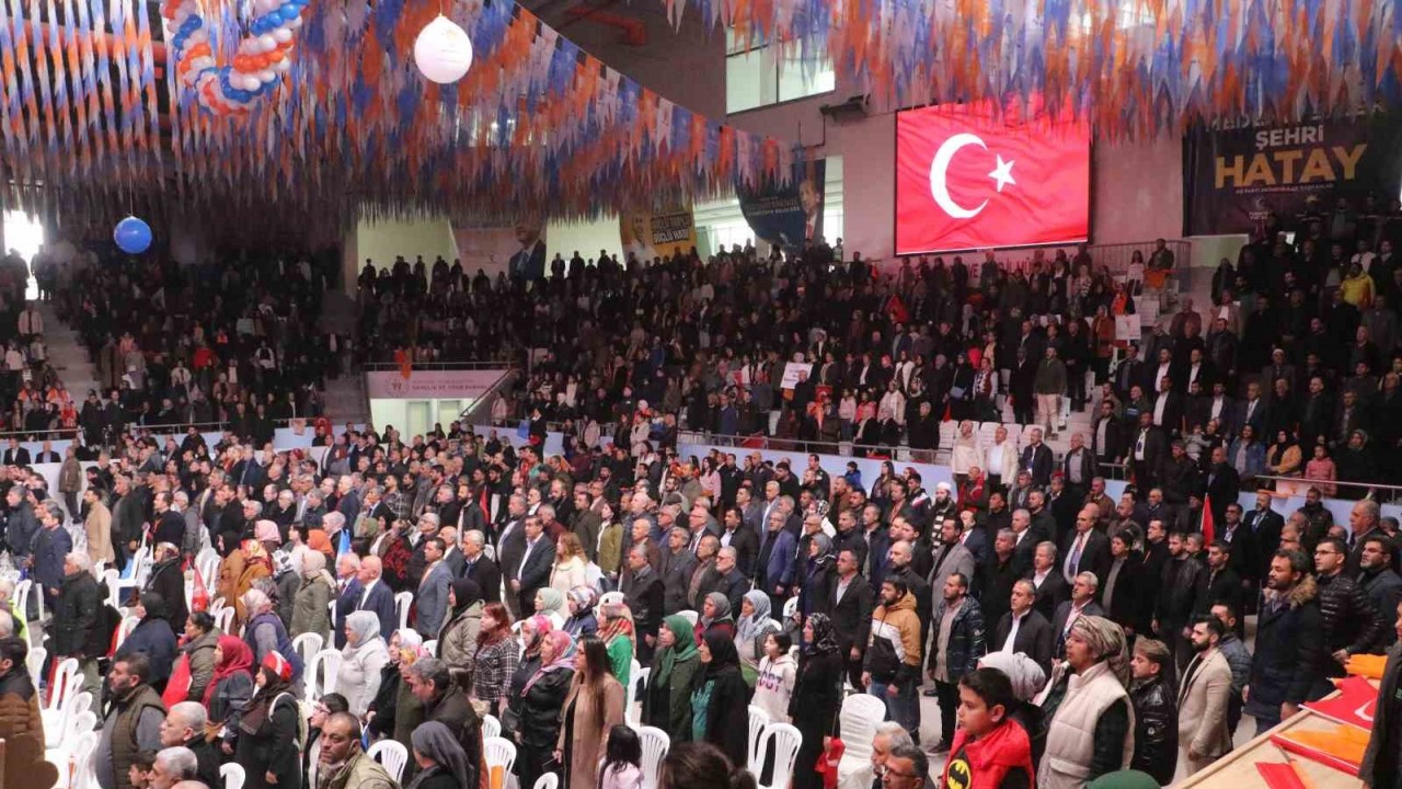 AK Parti Hatay 8. Olağan İl Kongresi gerçekleştirildi