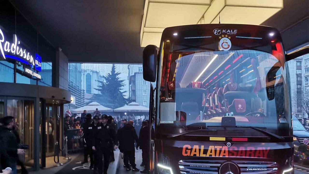 Galatasaray kafilesi Kayseri’de