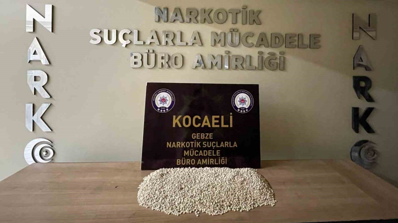 Kocaeli’de Narkotik operasyonu