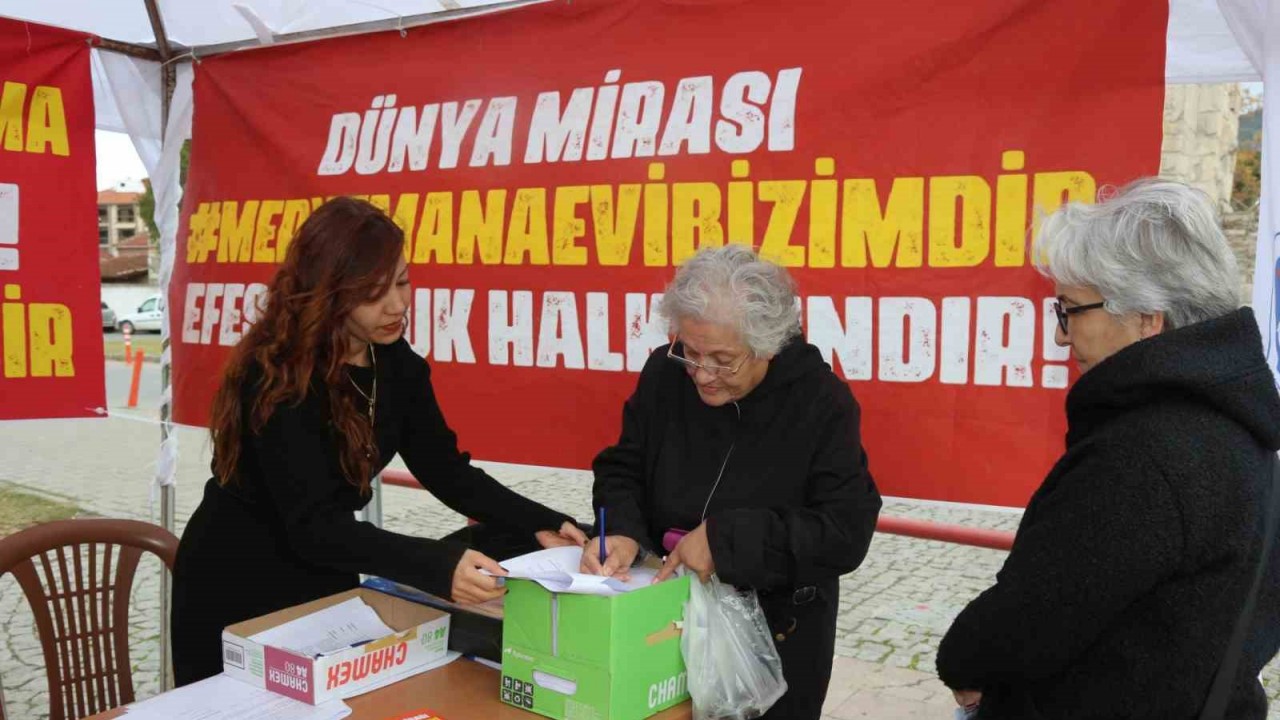 Meryem Ana Evi otoparkı için imza kampanyasına destek sürüyor