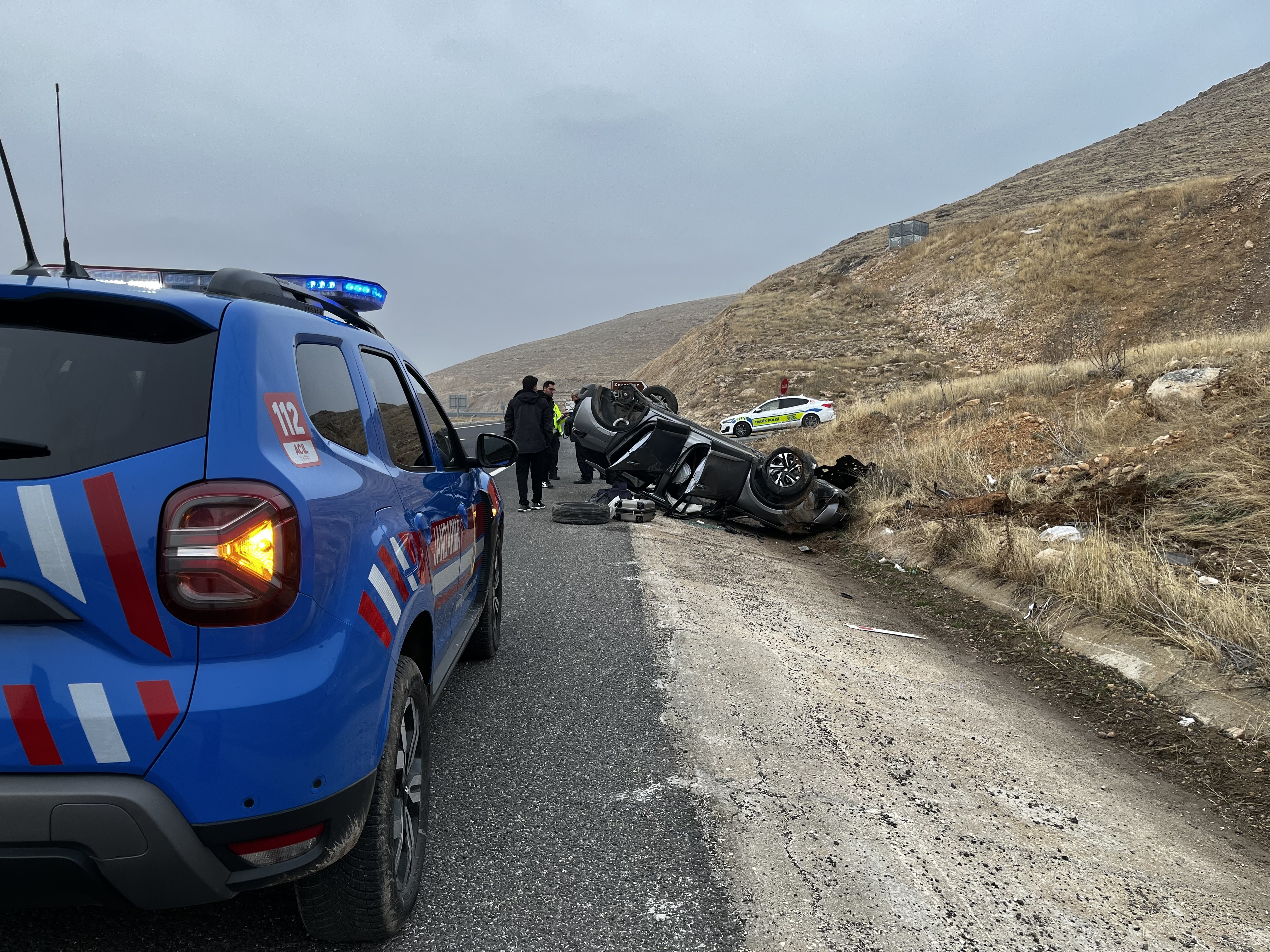 Diyarbakır’da sürücü mucizevi şekilde kurtuldu!