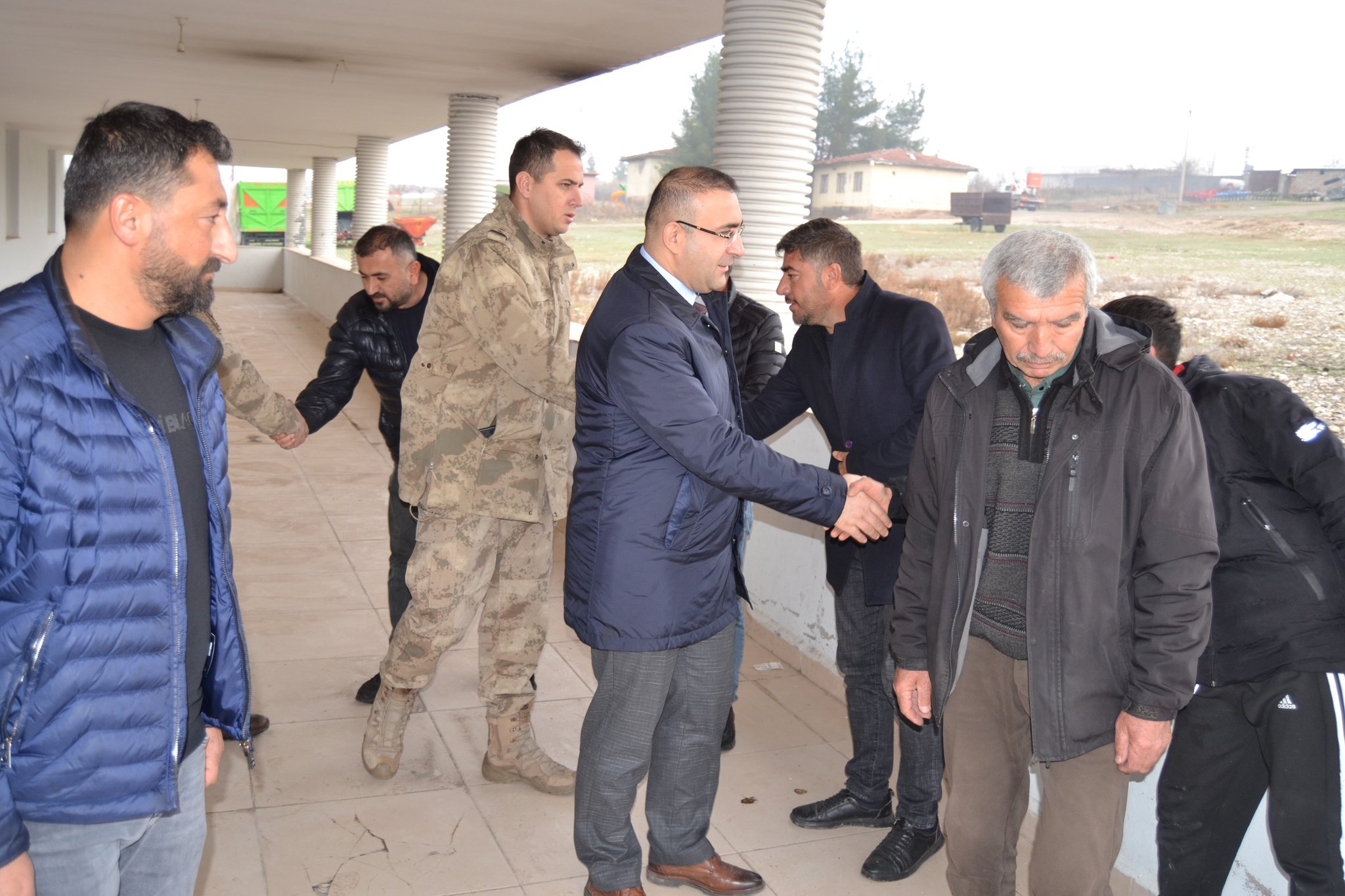 Bismil Kaymakamı Hasar,  vatandaşlarla buluştu