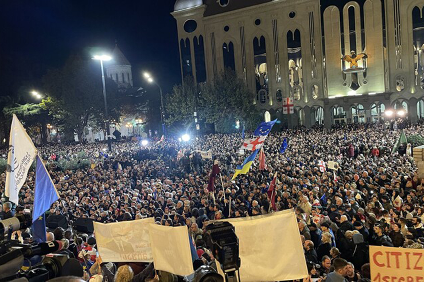 Gürcistan'da AB yanlısı protestolar 21. gününde