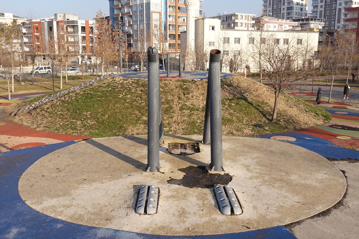 Bakımsız ve güvensiz parklar tepki