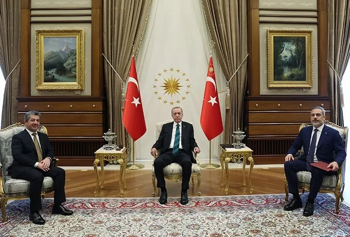 Cumhurbaşkanı Erdoğan, Mesrur Barzani'yi Kabul Etti