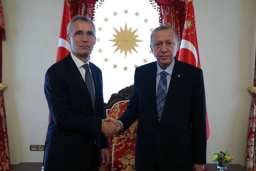 Cumhurbaşkanı Erdoğan, Stoltenberg'i kabul etti