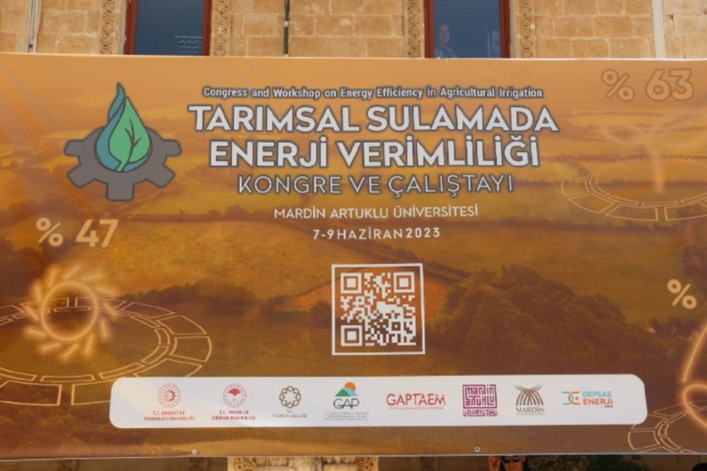 Mardin’de Tarımsal Sulamada Enerji Verimliliği kongre ve çalıştayı düzenlendi