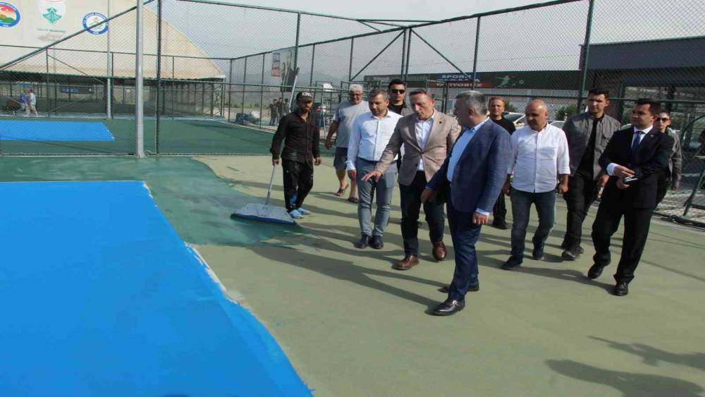 Şırnak uluslararası tenis turnuvasına hazırlanıyor
