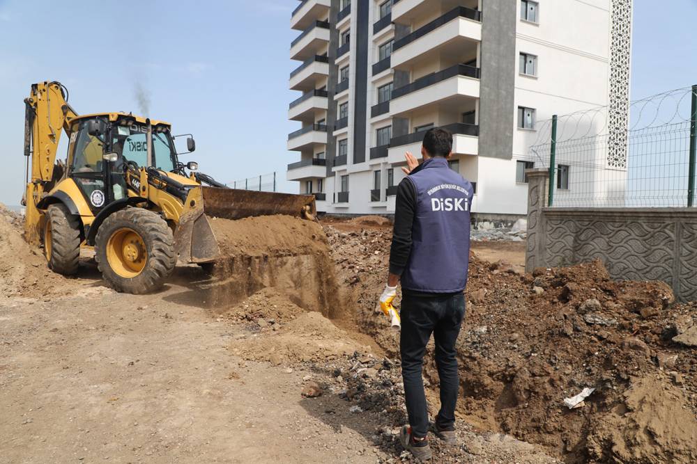 Diyarbakır'da altyapı ve içme suyu çalışması