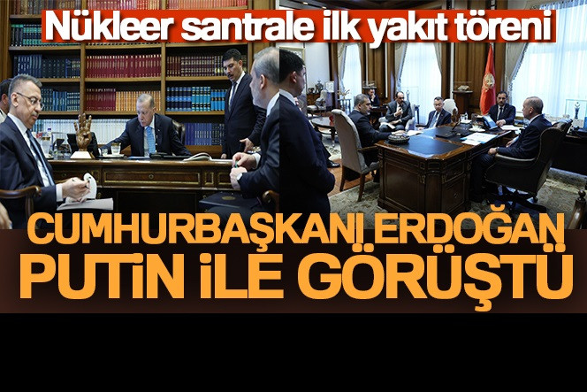 Cumhurbaşkanı Erdoğan, Putin ile telefonda görüştü