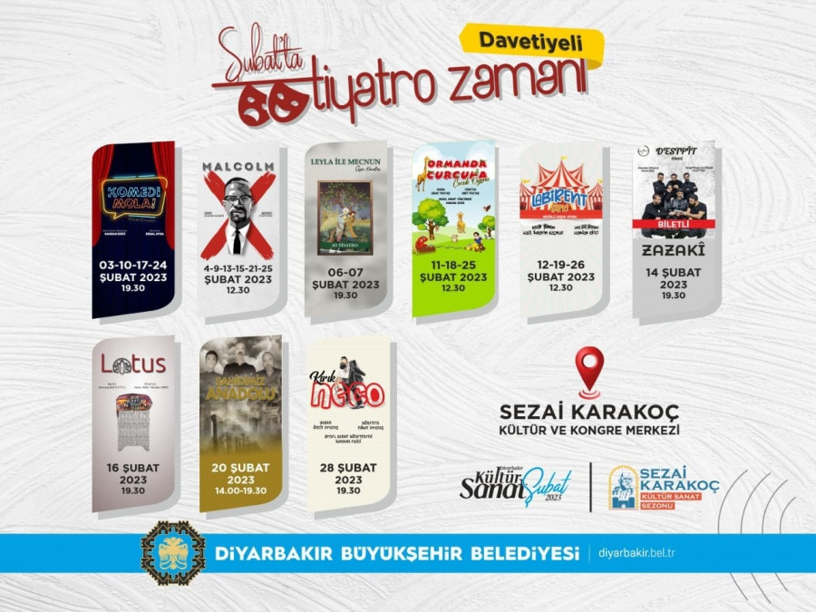 Diyarbakır'da “Şubat’ta tiyatro zamanı”