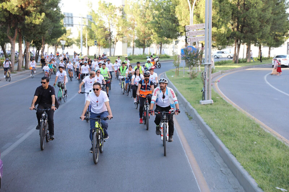 Kayapınar’da Pedallar Kalp sağlığı için atıldı!