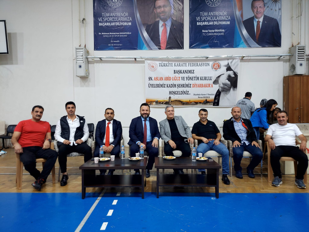 Türkiye Karate Federasyonu Başkanı Uğuz’ dan Diyarbakır’a Karatesine mesaj