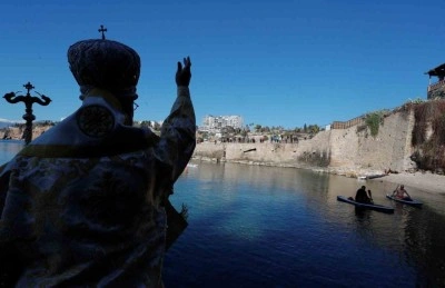 Antalya’da denizden haç çıkarma töreni yapıldı