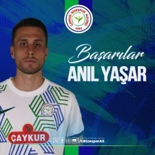 Çaykur Rizesporlu Anıl Yaşar sezon sonuna kadar kiralandı