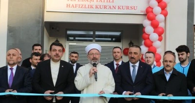 Diyanet İşleri Başkanı Erbaş: "Kur’an kurslarımıza sahip çıkalım"