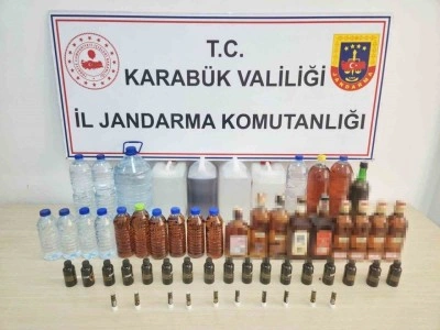 Karabük’te sahte alkol operasyonu