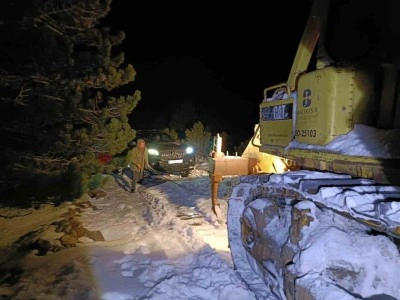 Kazdağları’nda karda mahsur kalan 2 vatandaş kurtarıldı