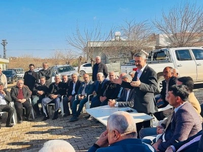 Milletvekili Alkayış, muhtarlar ve köylülerle bir araya geldi