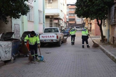 Nazilli Belediyesi’nden Turan Mahallesi’nde kapsamlı temizlik çalışması